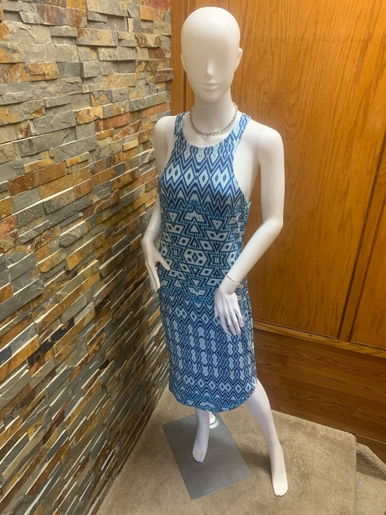 Tart Dresses & Skirts - Tart Blue, Teal & White Abstract Print dress 64